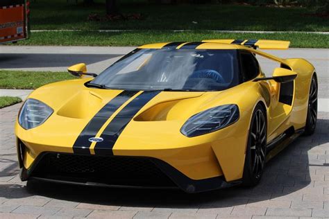 Meaning of sports car in english. 2018 Ford GT Triple Yellow | Ford gt, Ford, Ford gt 2016