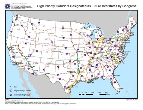 The os surveyors used to check for highway roads mismatches in a random way due to the lack of up to date sources of information. List of future Interstate Highways - Wikipedia