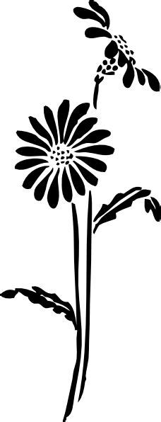 Flower Silhouette Rose Stencil Stencil Templates And Clipart