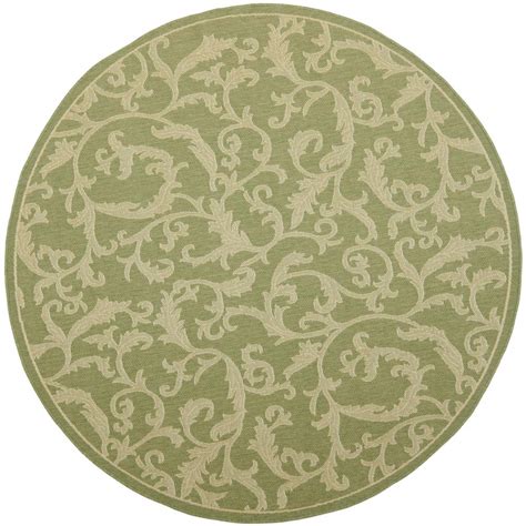 Great brands excellent service high quality & fast shipping. Safavieh Courtyard Olive/Natural 7 ft. x 7 ft. Indoor ...