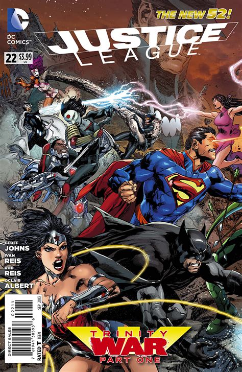Devil Comics Entertainment Justice League Trinity War Hc 2013