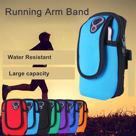 Outboors Running Bag Arm Wrist Hand Sport Band Mobile Phone Case For