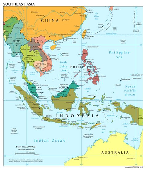 Southeast Asia Map With Cities Canada Map