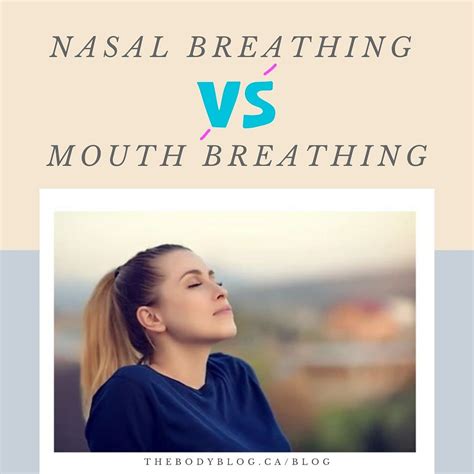 Nasal Breathing Vs Mouth Breathing