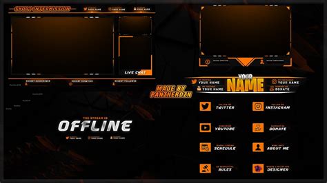 Twitch Stream Overlay Template