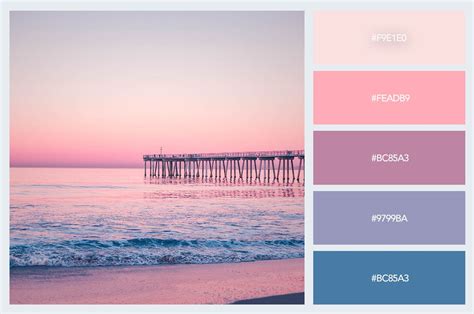 √ Sunset Color Palette Hex