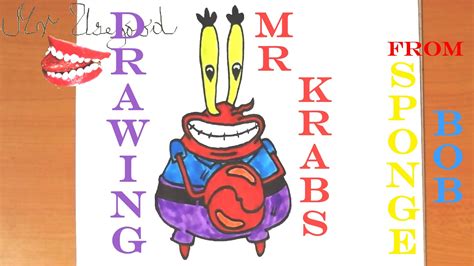 How To Draw Mr Krabs From Spongebob Squarepants Easy Draw Easy Stuff