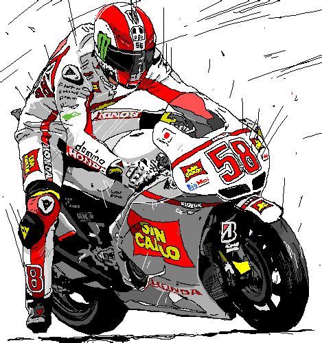 2011 Honda Rc212v ＃58 Marco Simoncelli ～motorcycle Racers～ Flickr