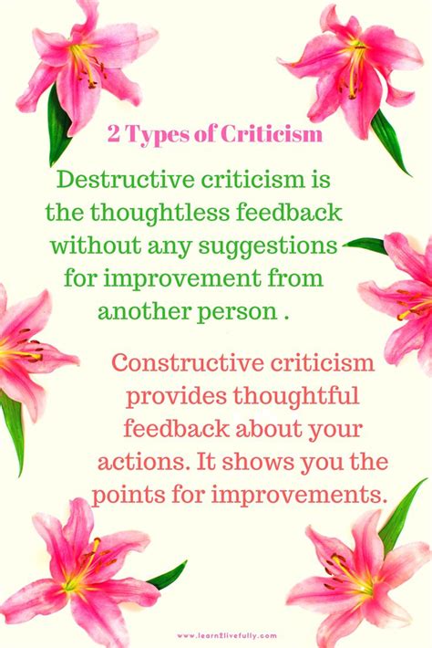 Handling Constructive Criticism What Is Helpful Criticism