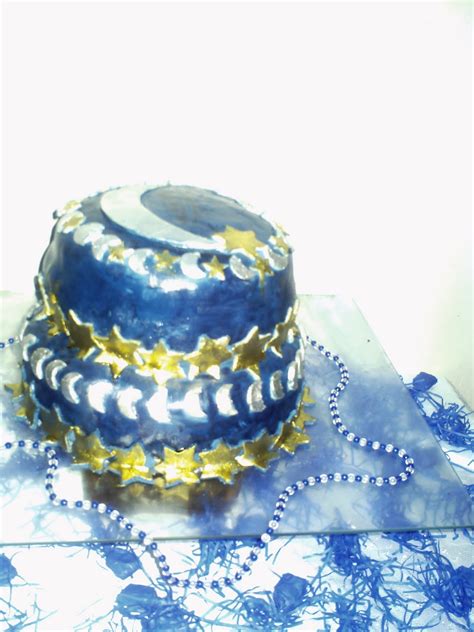 Bolo De Lua E Estrelas