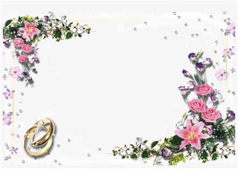 Source Wedding Flower Border Transparent Png 1600x1067 Free