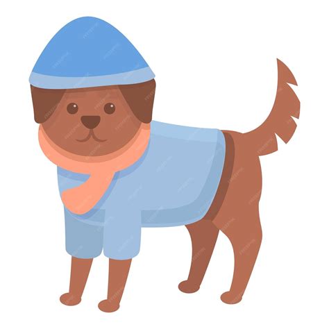 Premium Vector Cold Dog Clothes Icon Cartoon Of Cold Dog Clothes