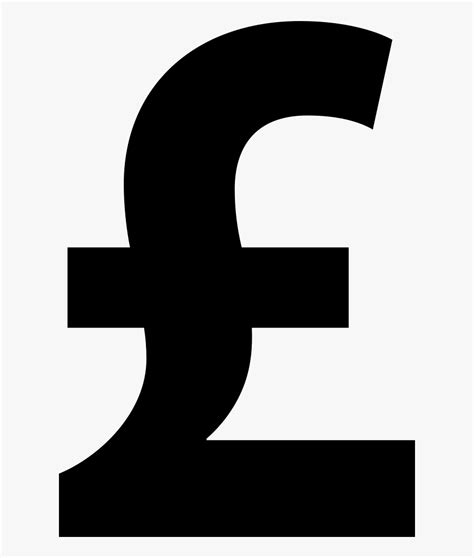 Pound Currency Bold Symbol Pound Sign Png Free Transparent Clipart