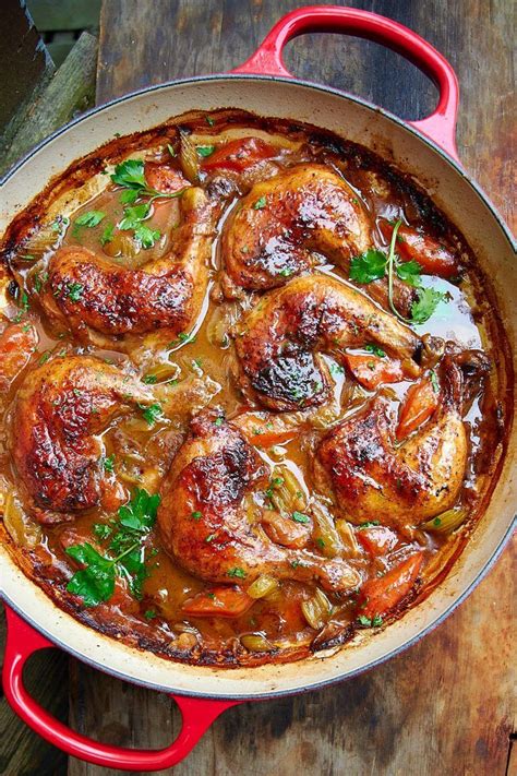 This Braised Chicken Is Fall Off The Bone Tender And Exceptionally