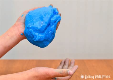 Homemade Gak Recipe In Less Than 5 Minutes Living Well Mom
