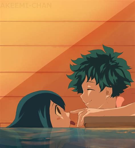 Pin By Mateus Teodoro On Midoriya Izukudeku And Tsuyu Asui Midotsuyu