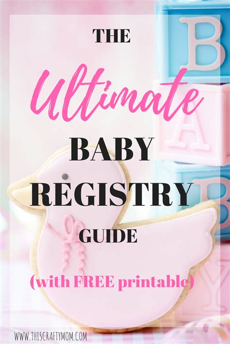The Ultimate Baby Registry Guide This Crafty Mom