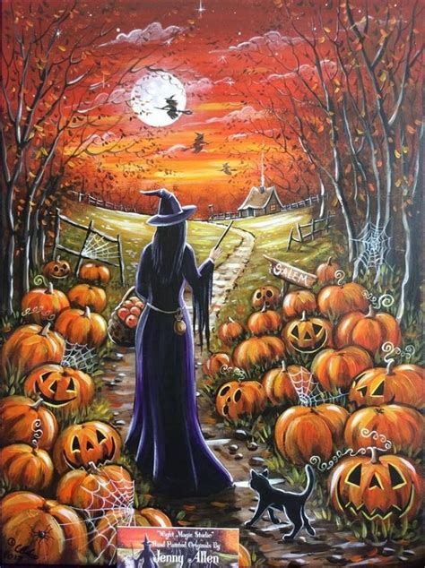 Halloween Canvas Image By Tina Wensink On Easy Acrylic Paintings