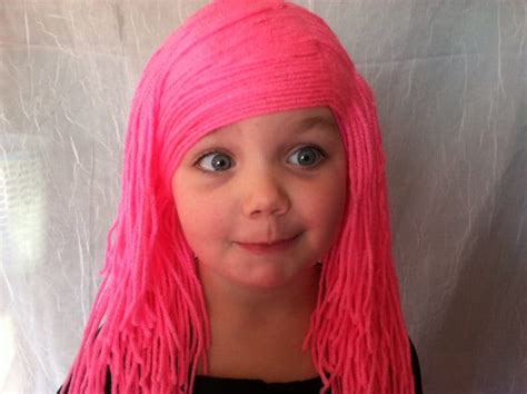 Molly Costume Wig Pink Wig Pageant Costume Girls Halloween Etsy