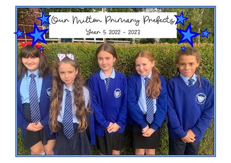 Pupil Leadership Team Milton Primary School Newport