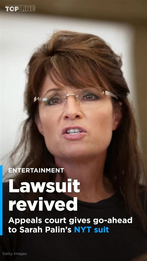 Sarah Palins Defamation Lawsuit Against New York Times Revived By Appeals Court