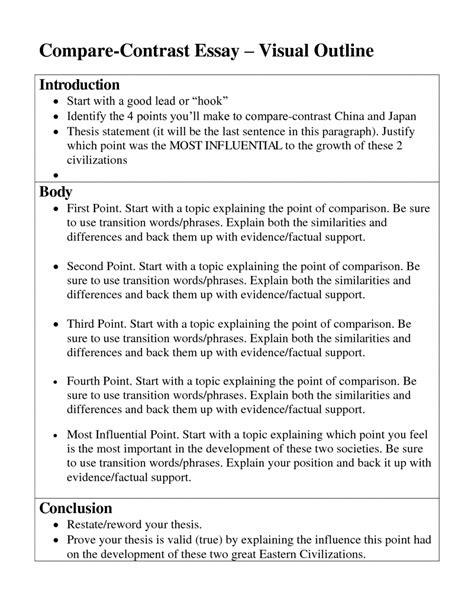 018 Comparison Contrast Essay Topics Quiz Worksheet Compare Essays