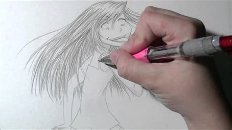 Crazy Anime Girl Speed Drawing Youtube