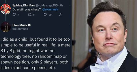 Elon Musk Thinks Hes Too Smart For Chess Funny Article Ebaums World