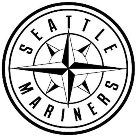 Seattle Mariners Logo Mlb Sticker Vinyl Decal Wall Art 261 Etsy India