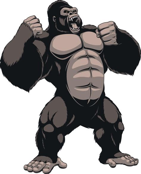 Pin By Marcelo Marques On Gorila Gorilla Illustration King Kong Art