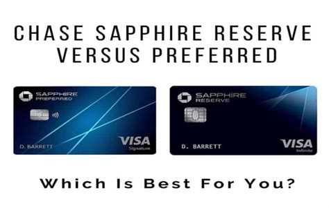 Chase Sapphire Reserve Versus Preferred Which Is Best