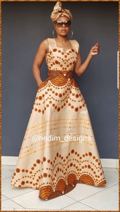 Sponsored African Print Maxi Dresses Nedim Designs