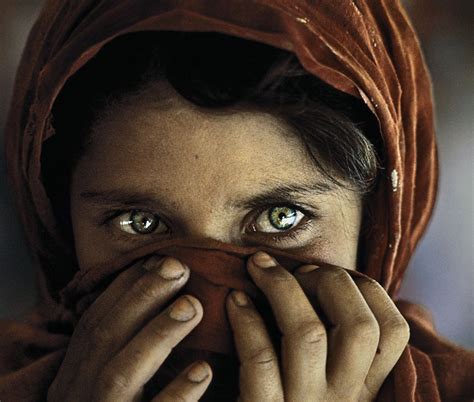 Sharbat Gula The Afghan Girl In Nasir Bagh Refugee Camp Near Peshawar