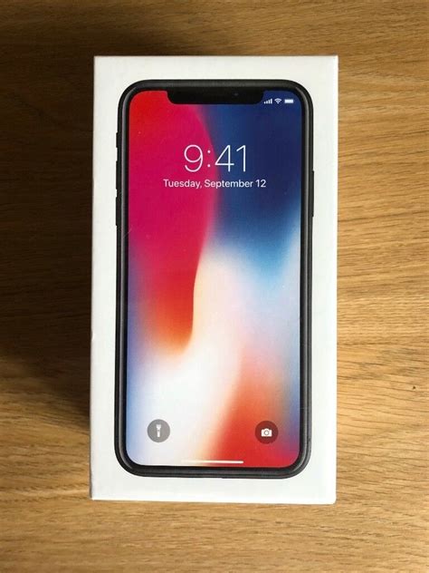 Apple Iphone X 64gb Space Grey Unlocked Brand New In Sealed Box Gray