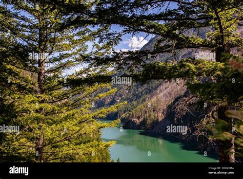 The Skagit River In The North Cascades Washington State Stock Photo