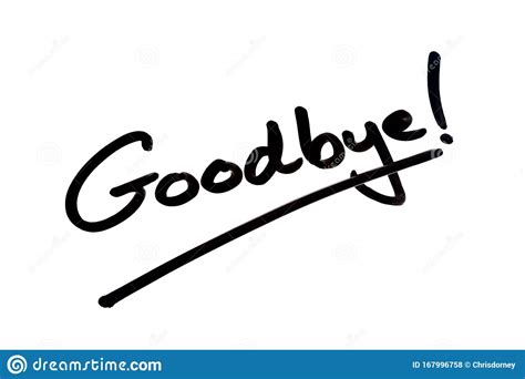 Goodbye stock illustration. Illustration of revoir, black - 167996758
