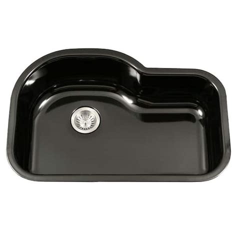 Black Porcelain Undermount Kitchen Sinks Things In The Kitchen