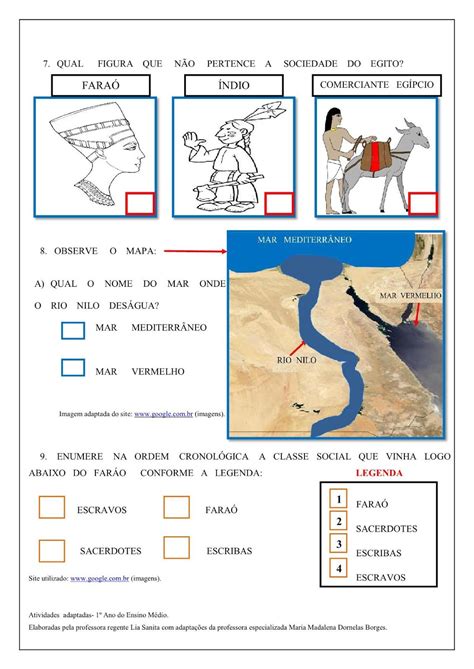 Atividades Sobre O Egito Antigo Ano Edulearn