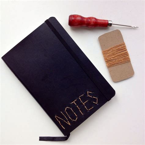 Diy Customised Leather Notebook The Crafty Gentleman