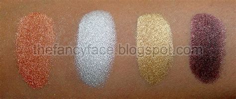 The Fancy Face Mehron Metallic Powders Thoughts And Swatches