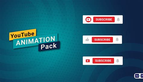 Free Youtube Subscribe Animation Overlays