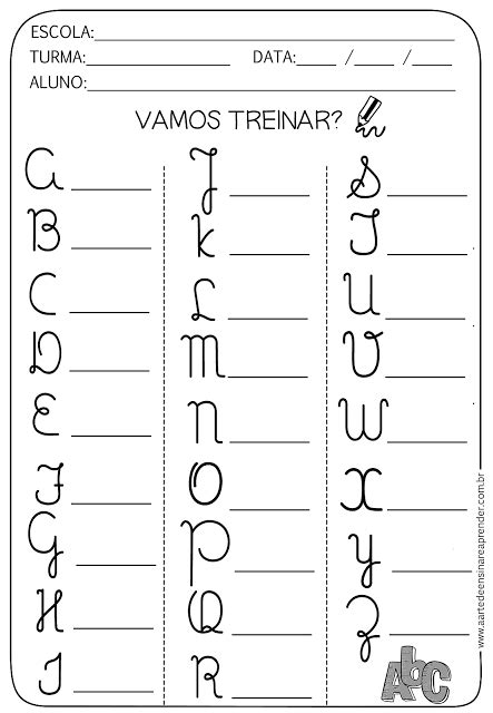 Alfabeto Completo Letra Cursiva Para Imprimiralfabeto Completo Letra Images