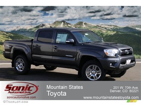 2012 Magnetic Gray Mica Toyota Tacoma V6 Trd Sport Double Cab 4x4