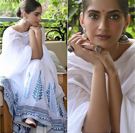 Actress Sonamkapoor Looks Summer Fresh In Anitadongre For More Summer Celeb Style Updates