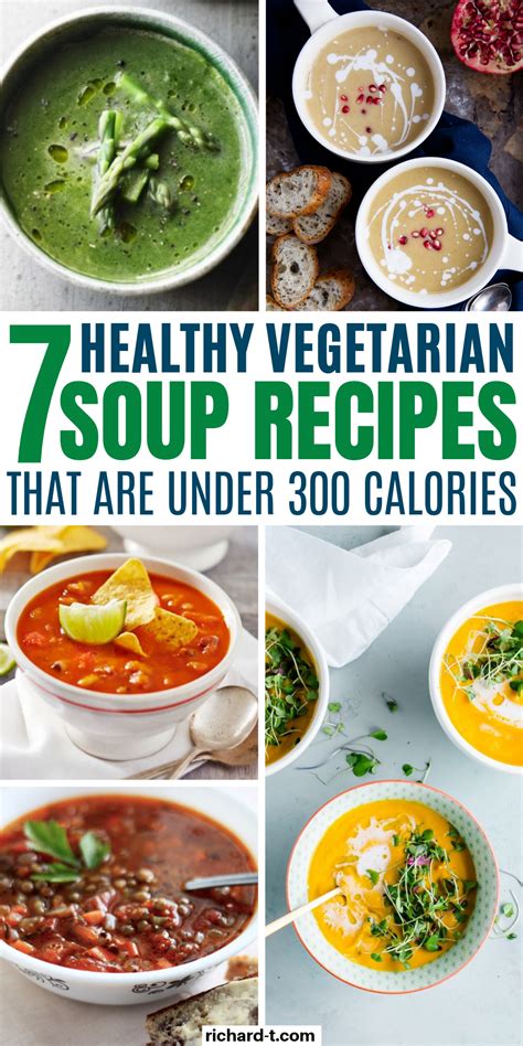 100 calories, 2 g fat. 7 Vegetarian Healthy Soup Recipes Under 300 Calories ...
