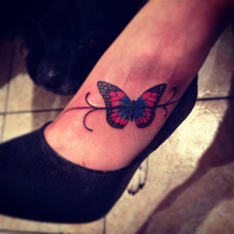 Little Butterfly Foot Tattoo Bay Dave Major Butterfly Foot Tattoo