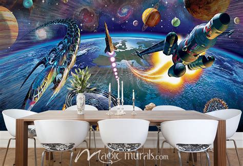 Outer Space Wallpaper Wall Mural By Magic Murals