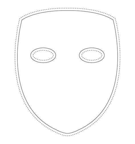 Best Plain Masks Templates Printables Printablee Com