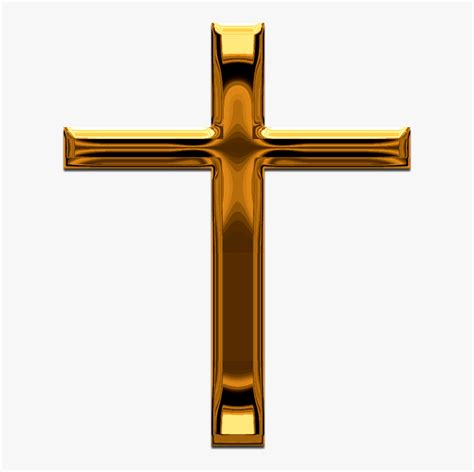 Gold Cross Png Gold Cross No Background Transparent Png