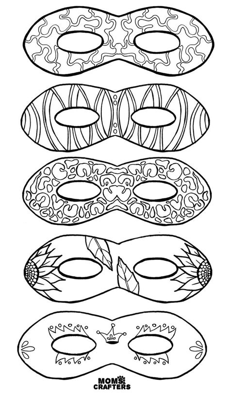 Beautiful Mardi Gras Mask Printable Coloring Pages Coloring Pages